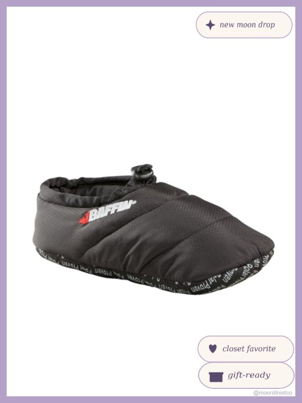 Baffin Cush Hybrid Unisex Slippers Lightweight Water-Resistant Slip-On